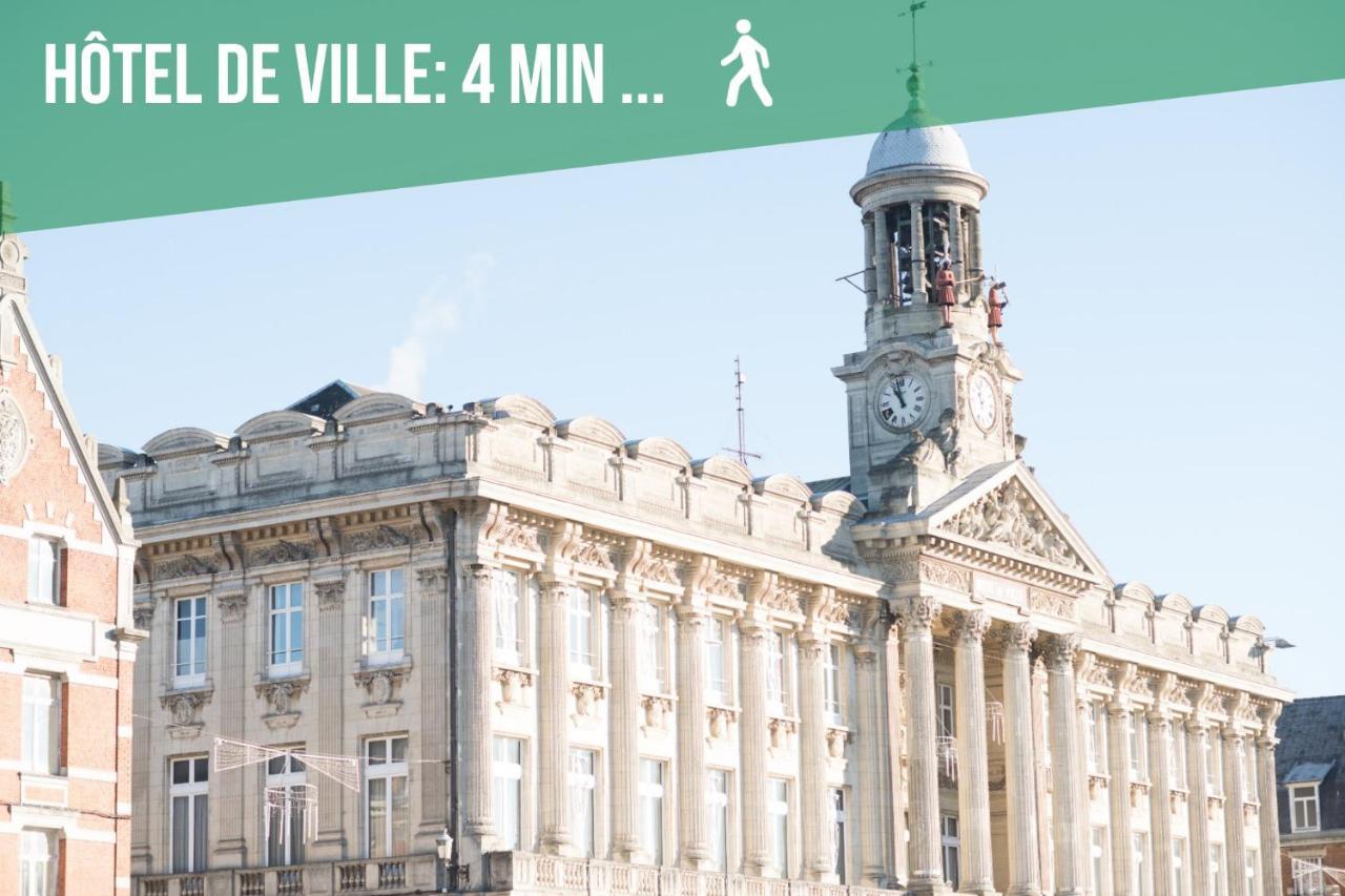 カンブレー*Maison Bel-Etage-Netflix-Wifi-Coeur De Ville*アパートメント エクステリア 写真