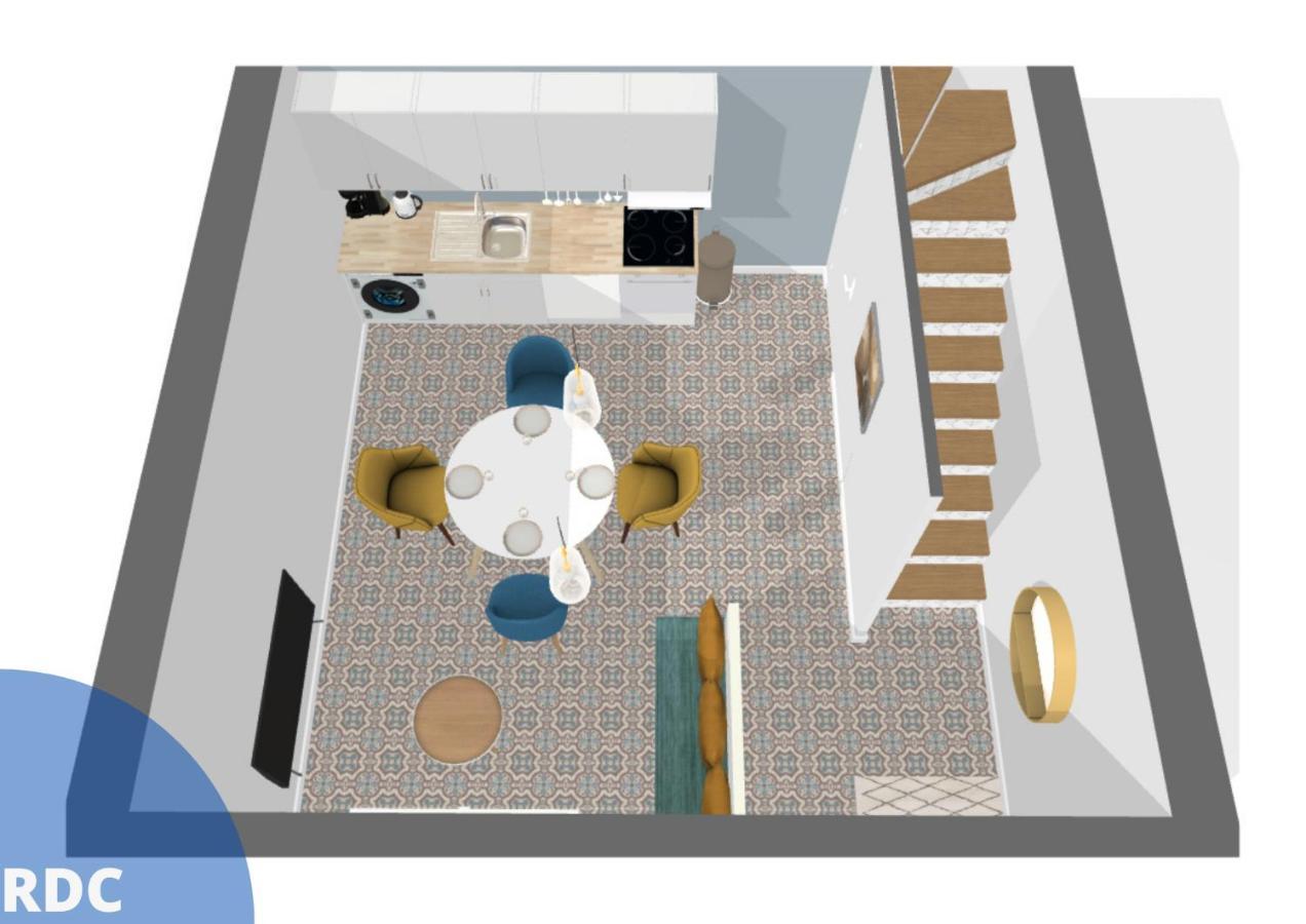 カンブレー*Maison Bel-Etage-Netflix-Wifi-Coeur De Ville*アパートメント エクステリア 写真
